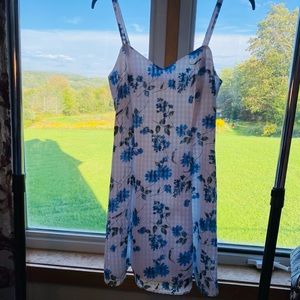 Pretty White Floral Mini Dress